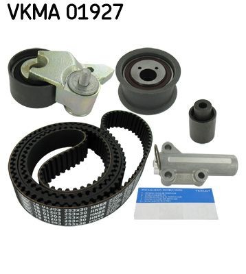 SKF VKMA 01927 Timing belt kit Number of Teeth: 253, with tensioner pulley damper, with trapezoidal tooth profile