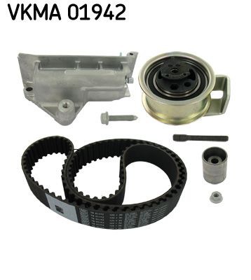 VKM 11142 SKF Number of Teeth: 120, with tensioner pulley damper, with rounded tooth profile Width: 29,6mm Timing belt set VKMA 01942 buy