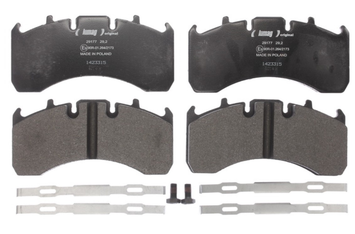 29177 LUMAG prepared for wear indicator Height: 99,9mm, Width: 210,6mm, Thickness: 29,2mm Brake pads 29177 00 901 00 buy