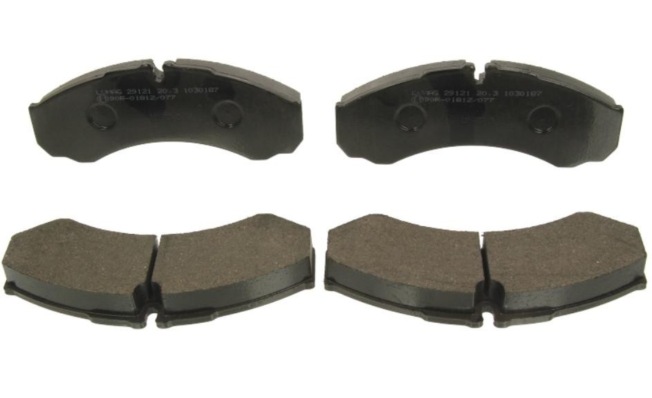 29121 LUMAG prepared for wear indicator Height: 66,3mm, Width: 164,7mm, Thickness: 20,3mm Brake pads 29121 10 703 00 buy