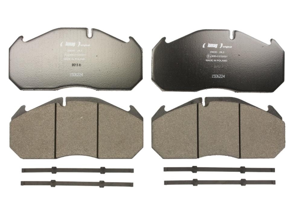 Mercedes VARIO Set of brake pads 13650709 LUMAG 29030 00 901 10 online buy