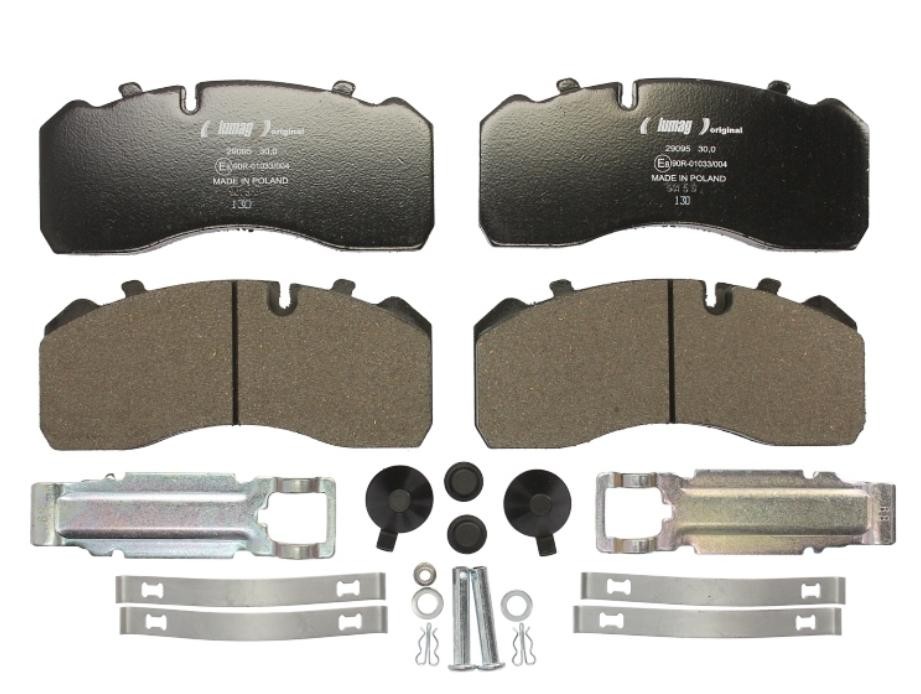 29093 LUMAG prepared for wear indicator Height: 92,7mm, Thickness: 29,8mm Brake pads 29095 00 901 10 buy