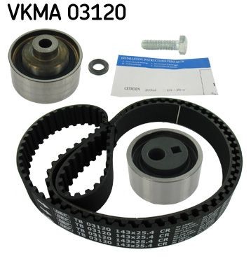 VKM 13120 SKF Number of Teeth: 143, with rounded tooth profile Timing belt set VKMA 03120 buy