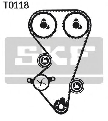 SKF Timing belt pulley set VKMA 03211