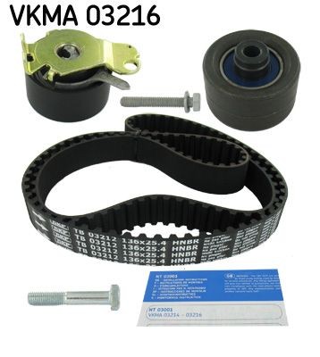 VKM 13216 SKF Number of Teeth: 136, with rounded tooth profile Timing belt set VKMA 03216 buy