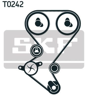 SKF Timing belt pulley set VKMA 03218
