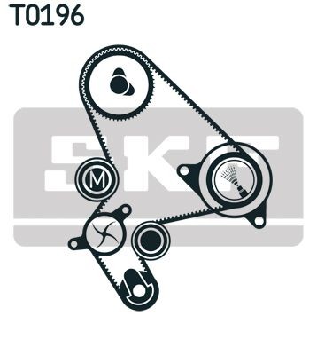 SKF Timing belt pulley set VKMA 03265