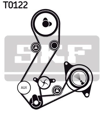 SKF Timing belt pulley set VKMA 04103