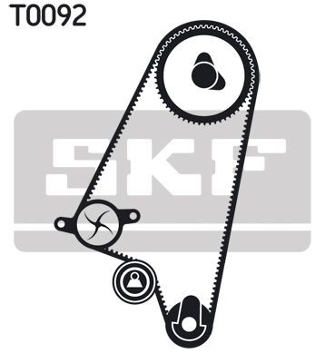 SKF Timing belt pulley set VKMA 05121