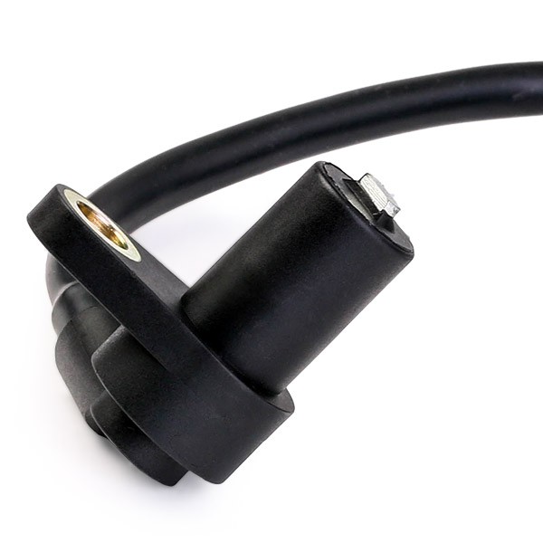 412W0439 Sensor, wheel speed 412W0439 RIDEX Left, Front, 2-pin connector, 1100mm, 12V, Electric, black, oval, Male