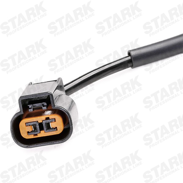 STARK SKWSS-0350441 ABS sensor Rear Axle Left, Inductive Sensor, 2-pin connector, 730mm, 1,45 kOhm, 800mm, 28mm, oval