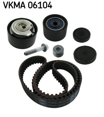 SKF VKMA 06104 Timing belt kit Number of Teeth: 126, with rounded tooth profile