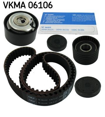 SKF VKMA 06106 Timing belt kit Number of Teeth: 126, with rounded tooth profile