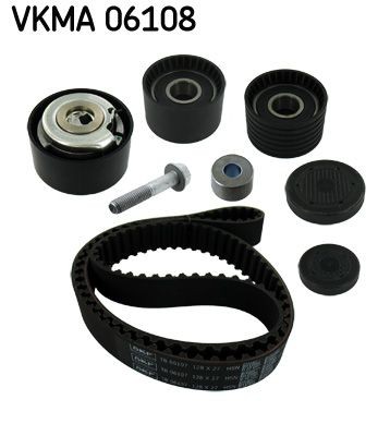 VKMA06108 Timing belt kit VKMA 06108 SKF Number of Teeth: 128, with rounded tooth profile