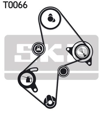 SKF Timing belt pulley set VKMA 06111