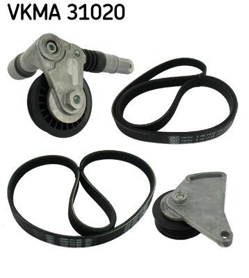 Great value for money - SKF V-Ribbed Belt Set VKMA 31020