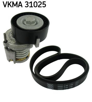 Original VKMA 31025 SKF Poly v-belt kit SKODA
