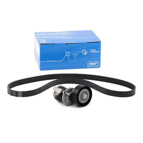 Original SKF VKM 31058 Auxiliary belt VKMA 31058 for VW POLO