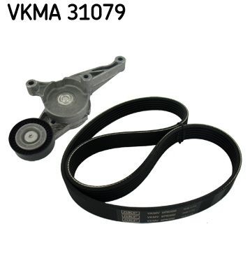 Original VKMA 31079 SKF Auxiliary belt kit VW