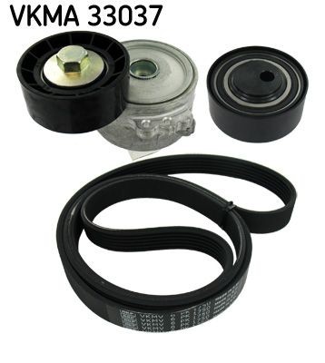 SKF VKMA 33037 V-Ribbed Belt Set