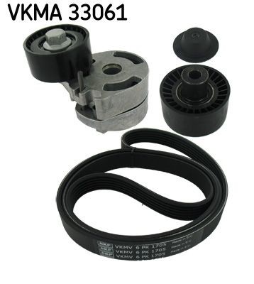 Original VKMA 33061 SKF V-ribbed belt CITROËN