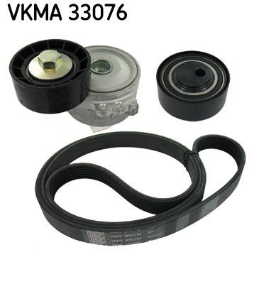 SKF VKMA 33076 V-Ribbed Belt Set