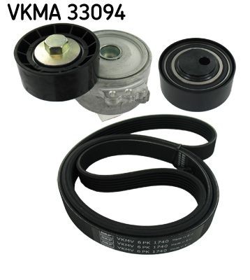 V-ribbed belt kit SKF - VKMA 33094