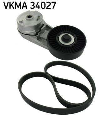 VKM 34027 SKF VKMA34027 V-ribbed belt kit Opel Zafira f75 2.2 16V 147 hp Petrol 2003 price