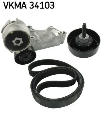 VKM 34107 SKF VKMA34103 Deflection / Guide Pulley, v-ribbed belt 1118677