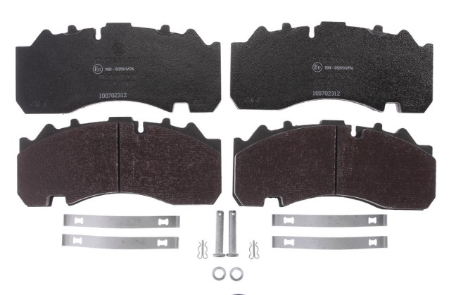 09.801.08.17.0 BPW Brake pad set MERCEDES-BENZ prepared for wear indicator