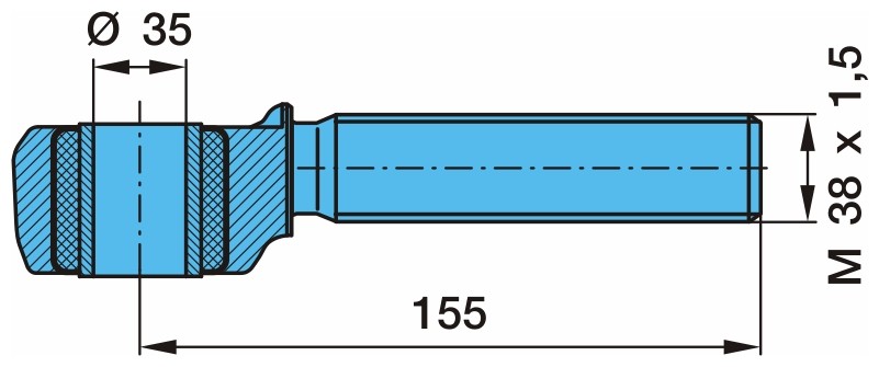 BPW M38x1,5 mm Gewindeart: mit Rechtsgewinde Spurstangenkopf 05.353.68.26.0 kaufen