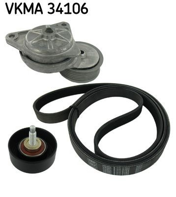 VKM 34010 SKF VKMA34106 Serpentine belt YF09-15908
