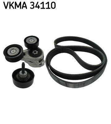 Ford KUGA V-ribbed belt kit 1365413 SKF VKMA 34110 online buy