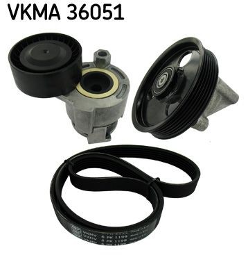 Nissan KUBISTAR Poly v-belt 1365477 SKF VKMA 36051 online buy