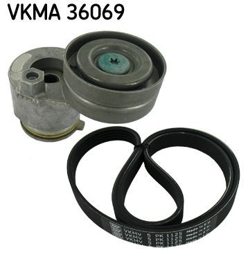 SKF VKMA 36069 Poly v-belt kit OPEL MOVANO 2005 in original quality