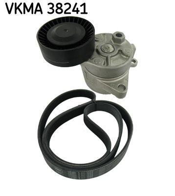 Original SKF VKM 38202 V-ribbed belt kit VKMA 38241 for BMW 3 Series