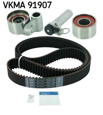 VKMA 91907 SKF Cambelt kit LEXUS Number of Teeth: 211, with tensioner pulley damper, with rounded tooth profile