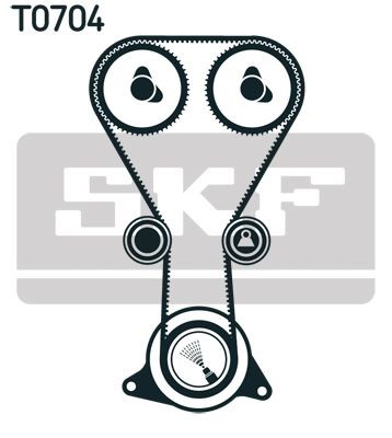 SKF Timing belt pulley set VKMA 94626