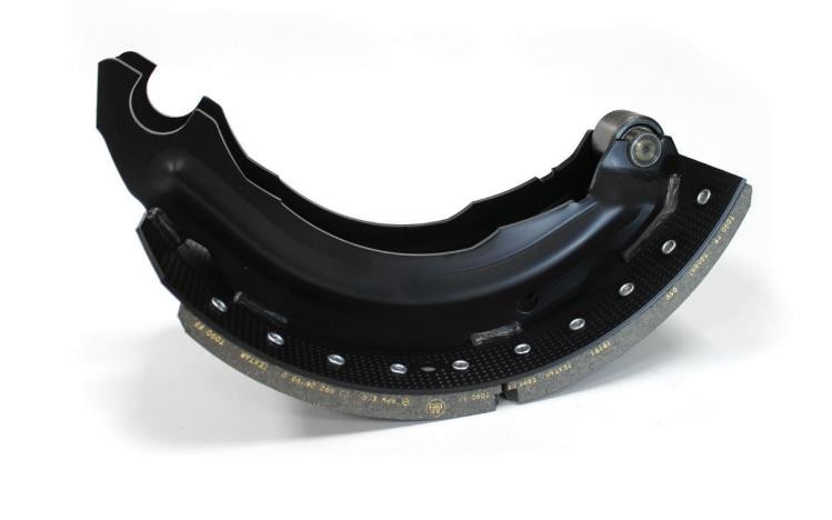 Drum brake shoe support pads BPW Ø: 420 x 200 mm - 05.091.47.04.1