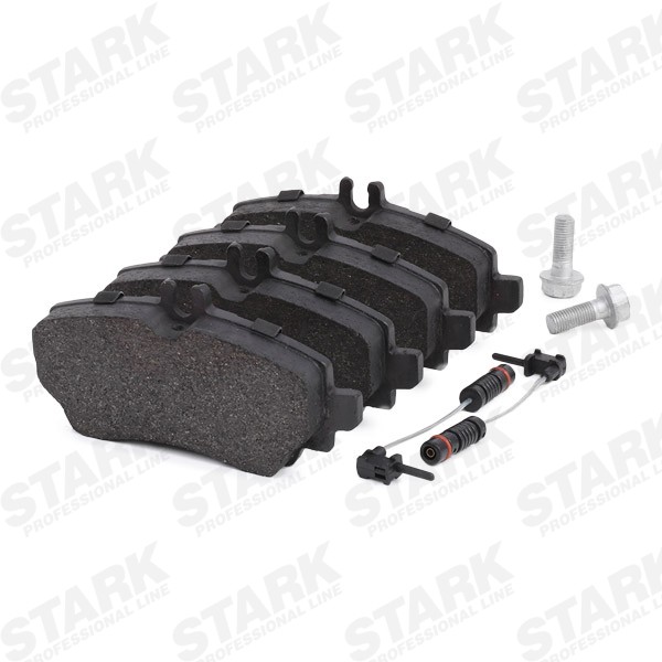 STARK SKBP-0011917 Disc pads Front Axle, incl. wear warning contact