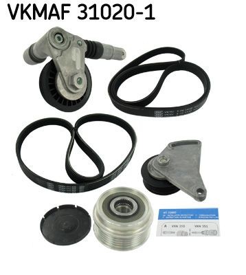 Great value for money - SKF V-Ribbed Belt Set VKMAF 31020-1
