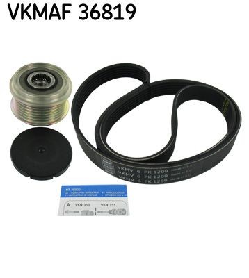 SKF VKMAF 36819 V-Ribbed Belt Set
