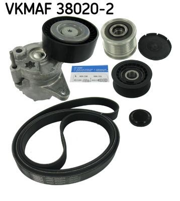 Great value for money - SKF V-Ribbed Belt Set VKMAF 38020-2