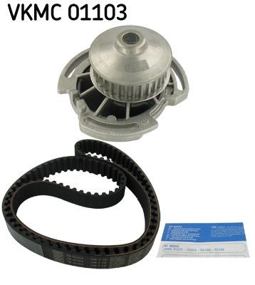 VKPC 81204 SKF VKMC01103 Timing belt kit with water pump VW Polo II Coupe (86C, 80) 1.3 G40 113 hp Petrol 1994