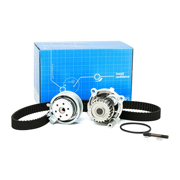 Water pump and timing belt kit VKMC 01113-1 VW Golf Mk4 2.8 VR6 4motion 204hp 150kW MY 2003