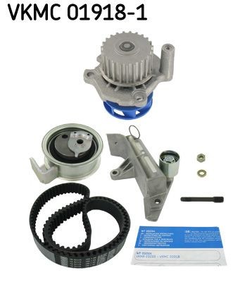 SKF Timing belt kit with water pump VKMA 01918 buy online