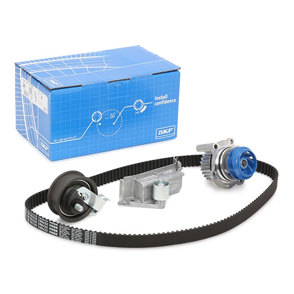 SKF VKMC 01936 Water pump + timing belt kit AUDI TT 2007 in original quality