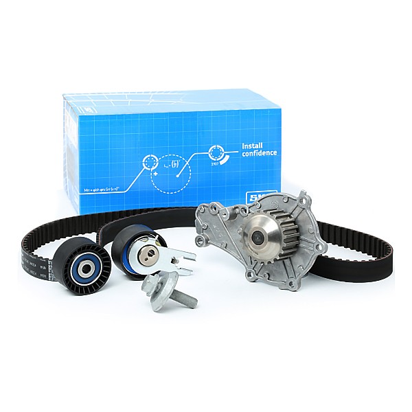 Water pump and timing belt kit SKF VKMC 03140 - Peugeot 107 Belt and chain drive spare parts order
