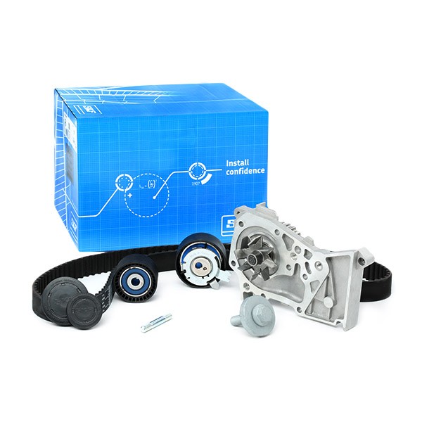 Water pump and timing belt kit SKF VKMC 06021 - Renault Megane II Box Body / Estate (KM_) Belts, chains, rollers spare parts order