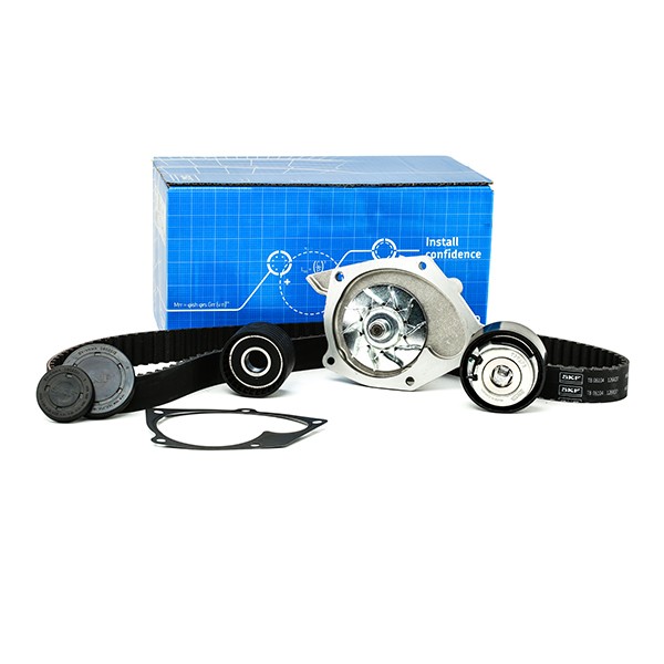 Buy Water pump and timing belt kit SKF VKMC 06106 - Cooling system parts Renault Megane 2 Sport Tourer online